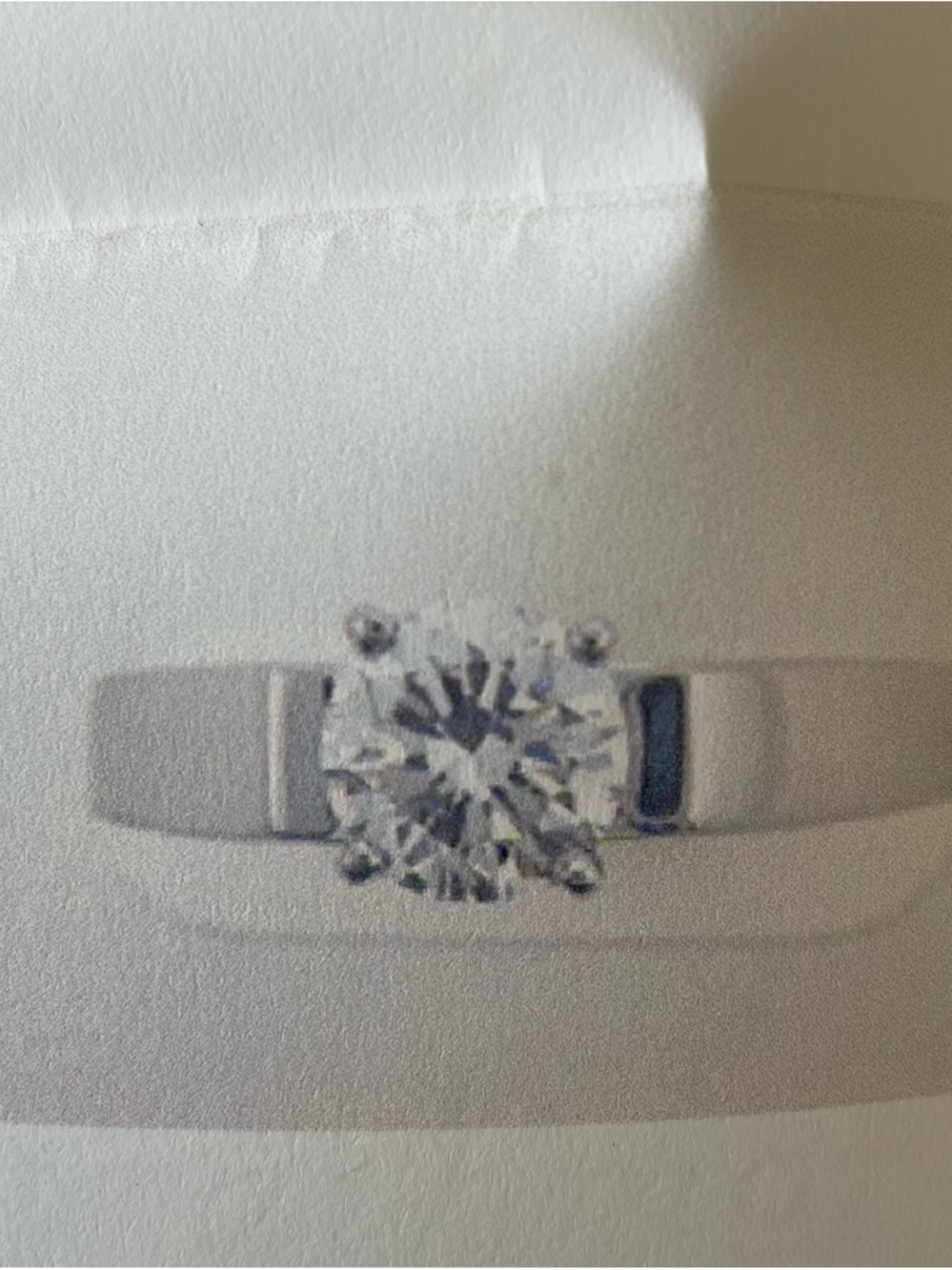Platinum Solitaire Ring Setting / Ring Blank, 6 Grams, Size 5 - Picture 10 of 14